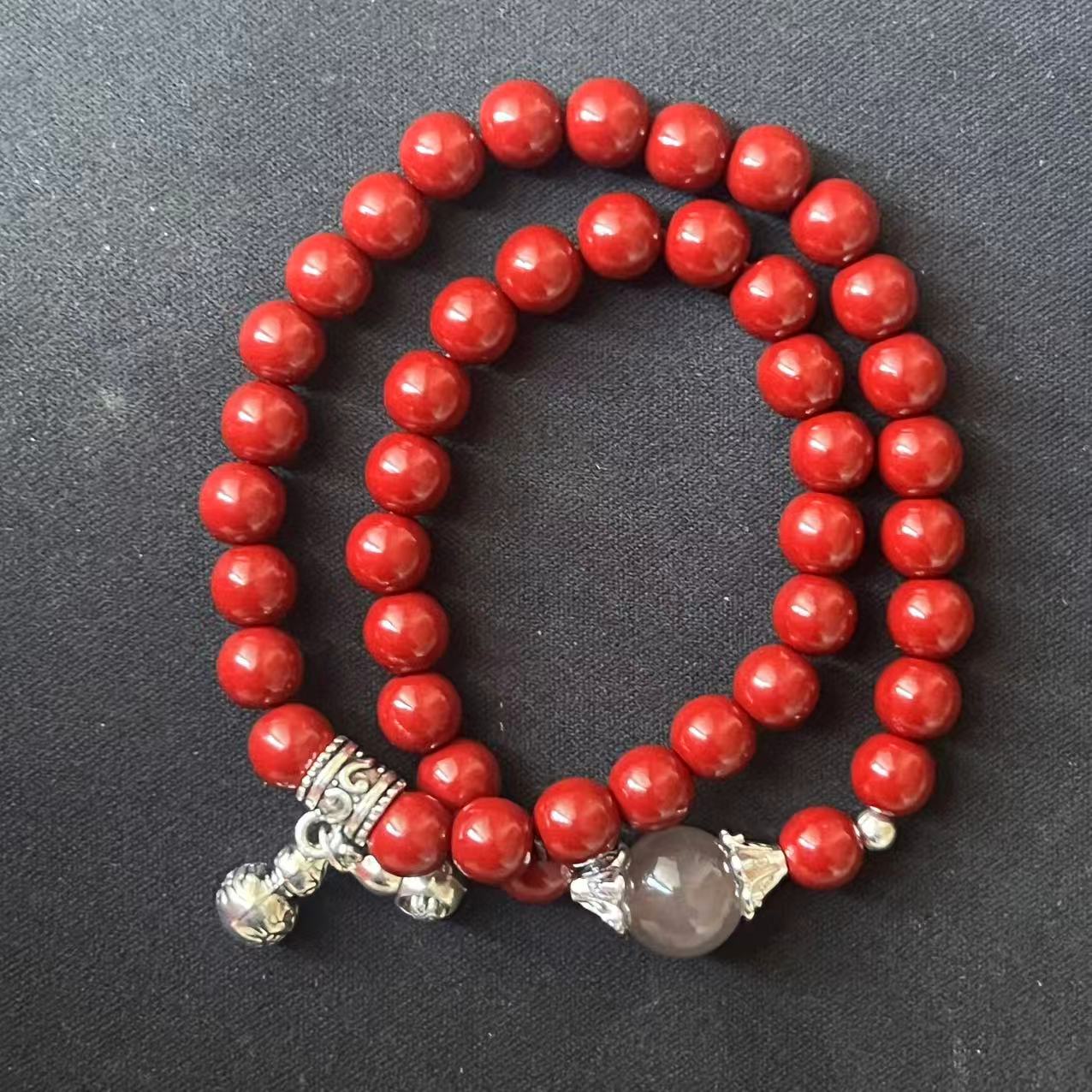 含辰砂工艺品【配礼盒】精品手串XY156