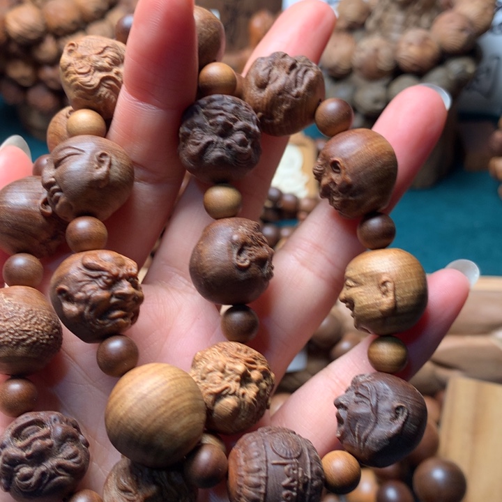 檀香木手串/手链夢****客老山檀香1.8罗汉