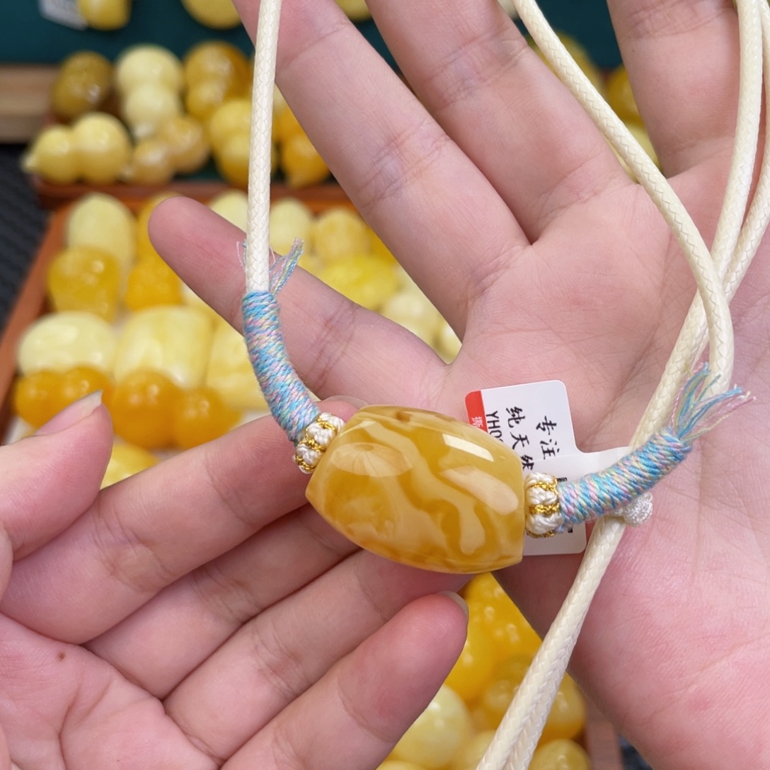 蜜蜡项链未镶嵌蜜蜡