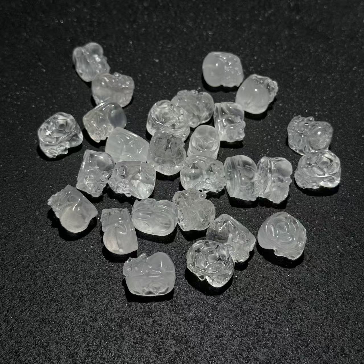 【云禧珠宝】白水晶貔貅单珠DS111222-多样性发其一