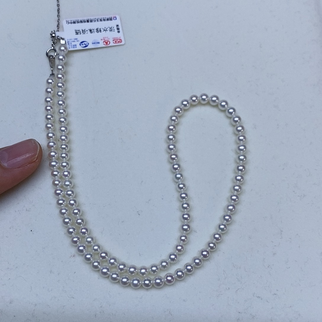 淡水珍珠未镶嵌颈饰蓝***醉