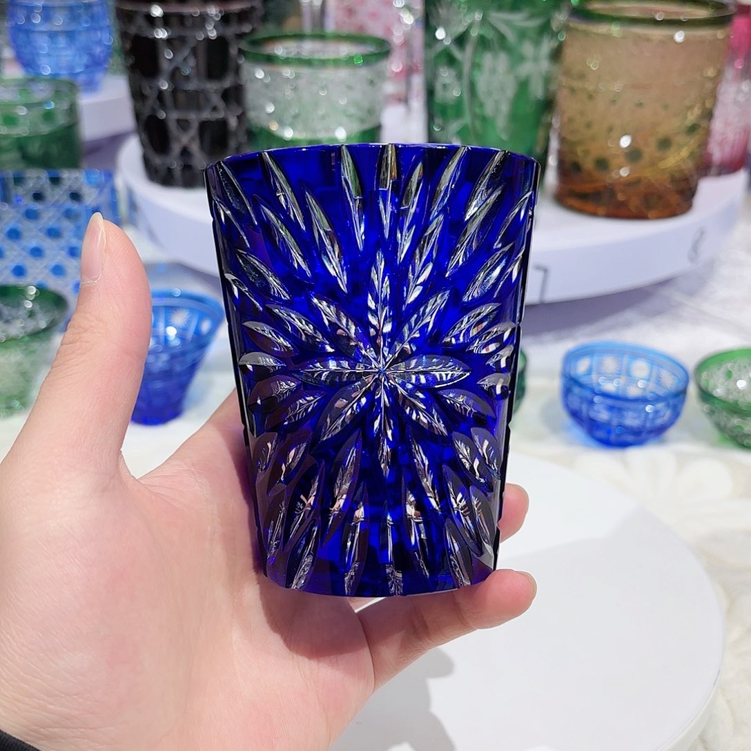 水晶杯水晶花瓶果盘通宝工艺品