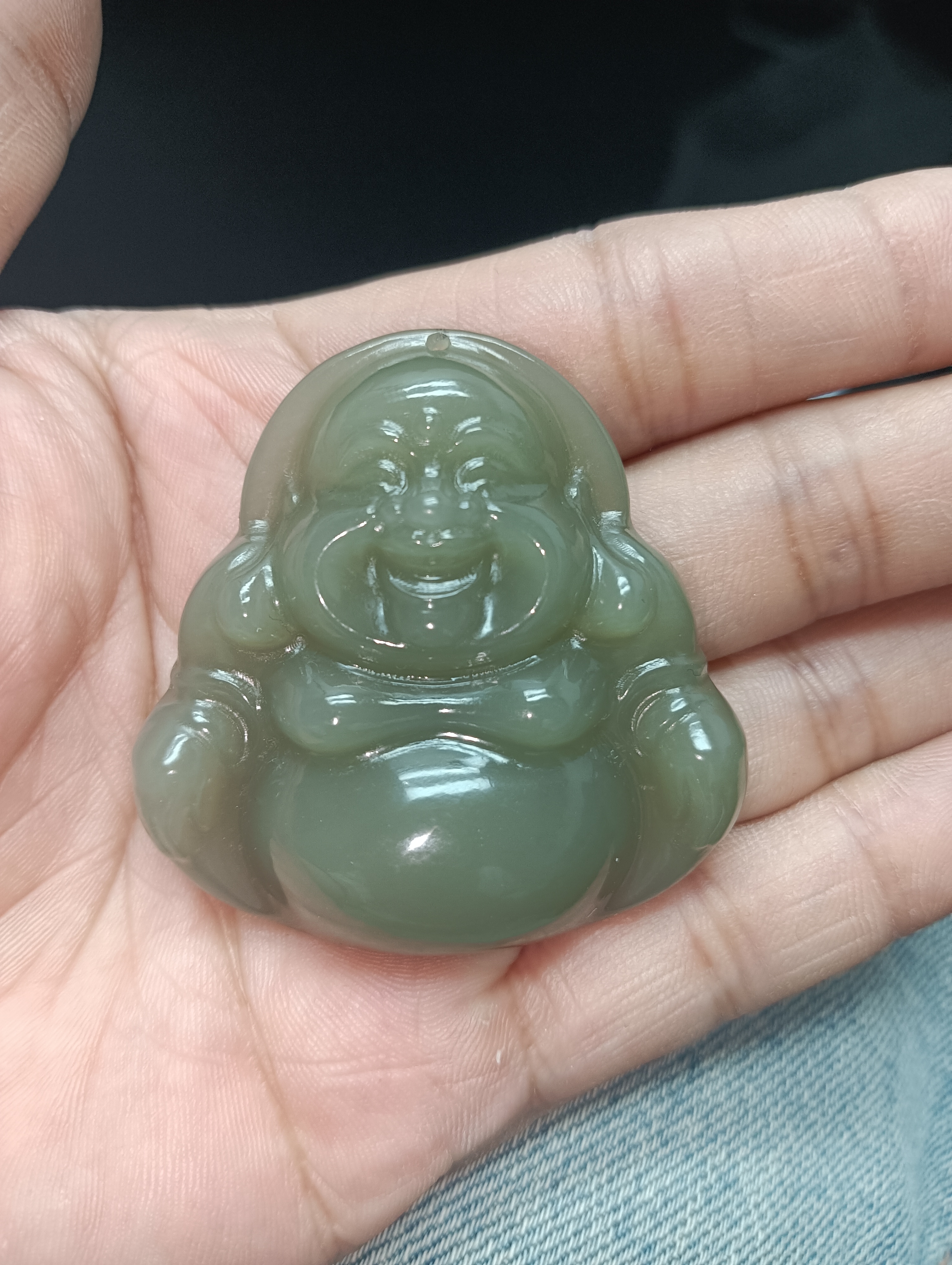 精美雕刻弥勒佛大肚佛玉气质百搭