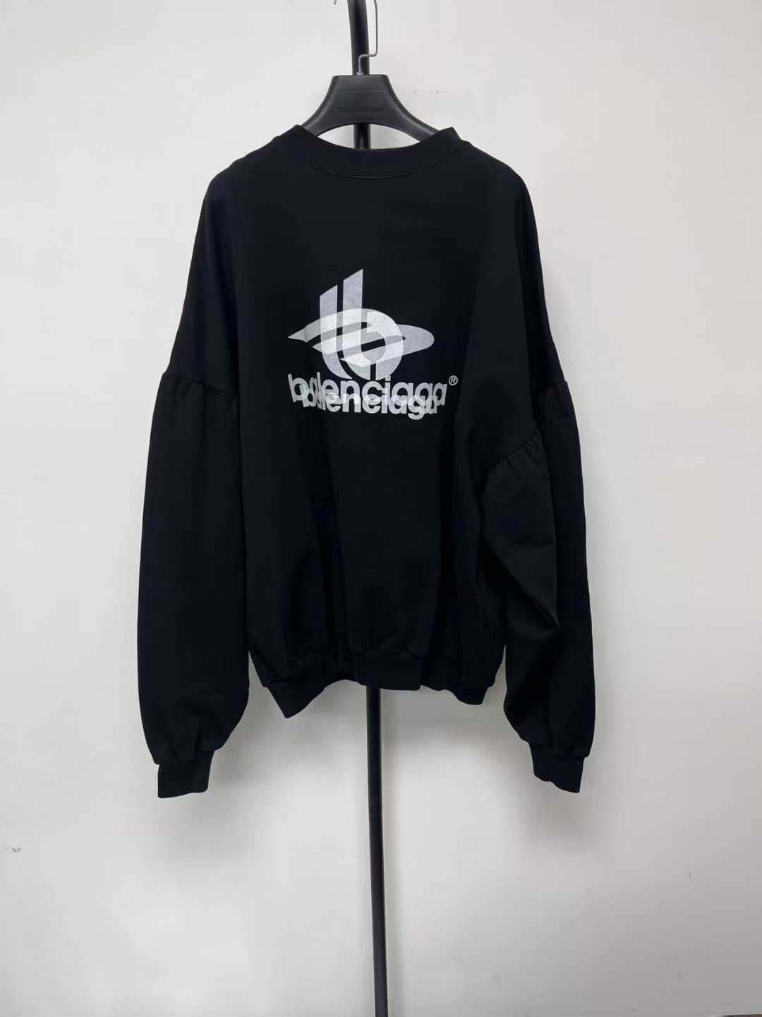未使用 Balenciaga/巴黎世家 字母印花休闲套头长袖卫衣 03339