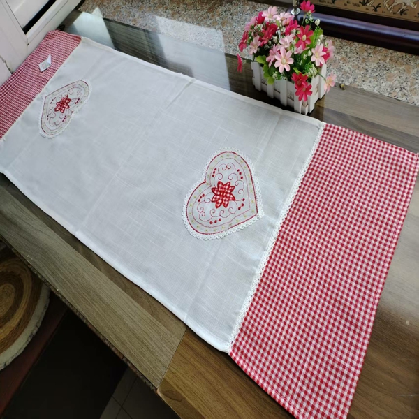 直播链接拍对应编号外贸刺绣手工镂空桌布桌旗餐垫防尘盖巾布艺