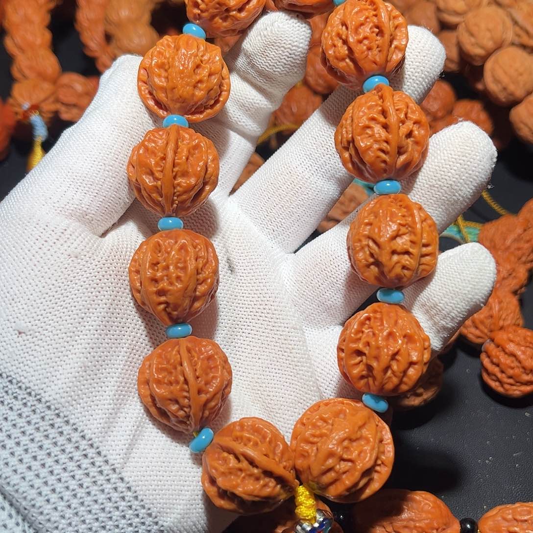 手串文玩核桃粗筋八棱24