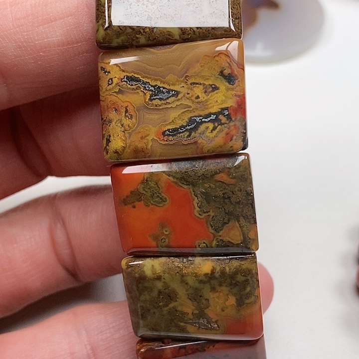 玛瑙/玉髓吊坠未镶嵌奋*