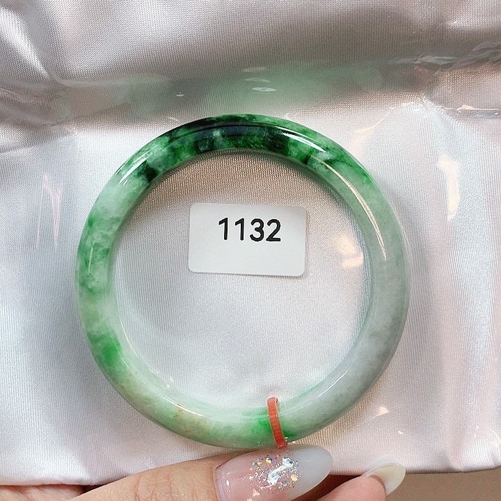 翡翠手镯未镶嵌天然翡翠手镯54