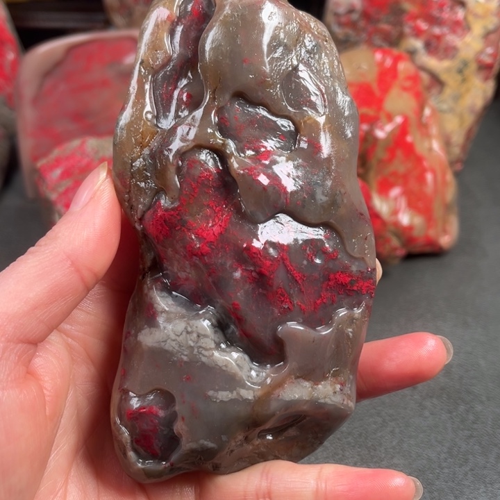 昌化鸡血石昌化鸡血石原石