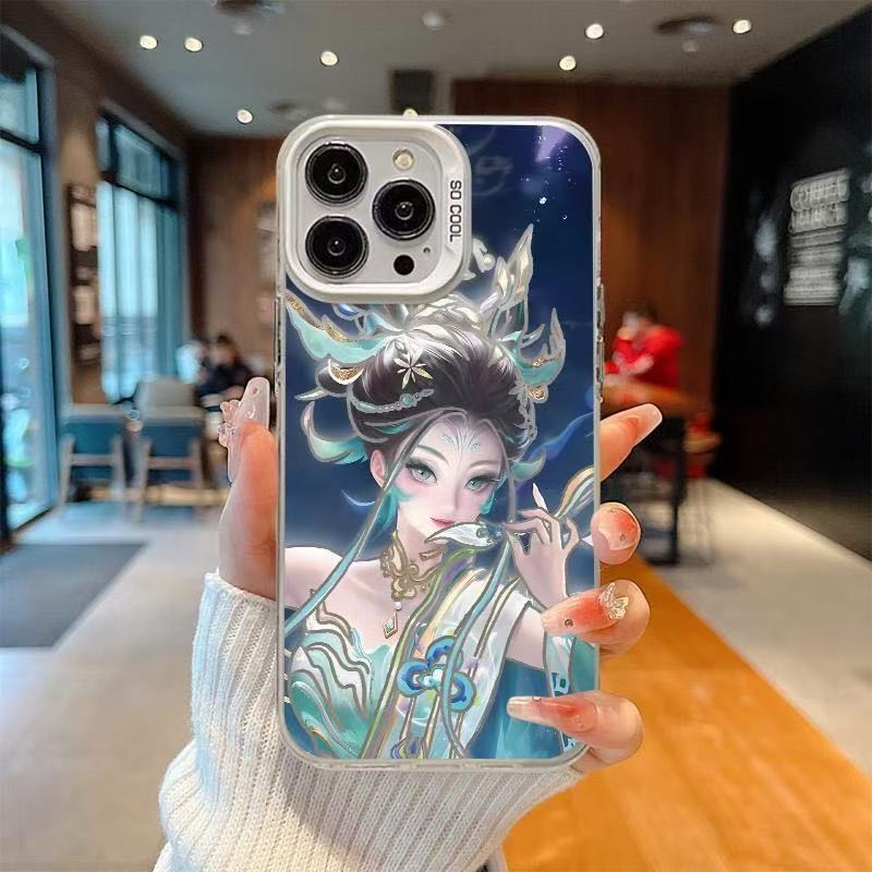 妲己-IMD彩银手机壳高端适用于苹果/vovi/oppo/华为荣耀