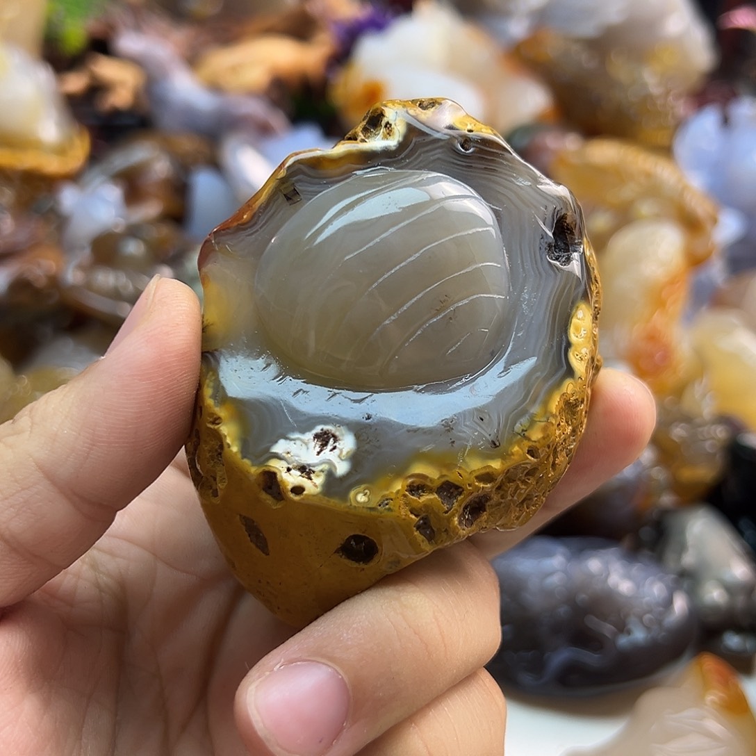 玛瑙/玉髓未镶嵌颈饰