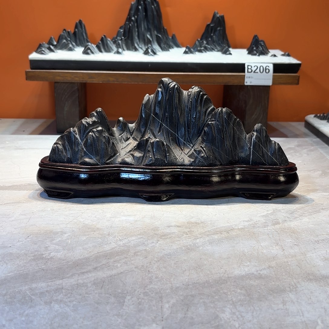 摆件薛**用灵璧石奇石摆件 