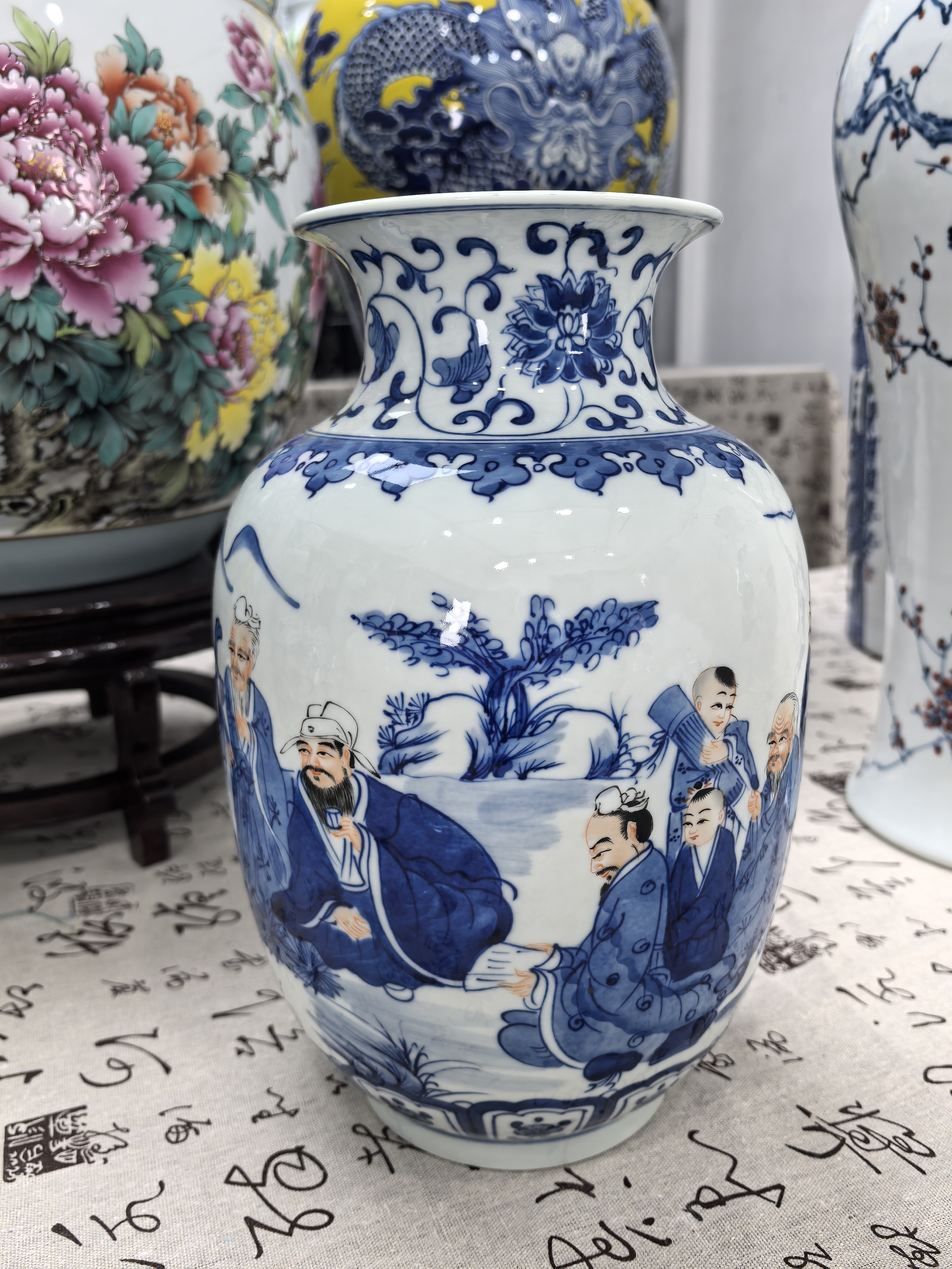 景德镇陶瓷青花柴冬瓜