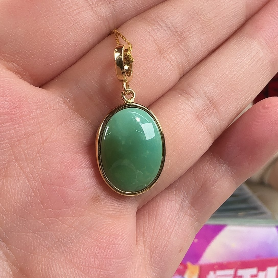 绿松石银S925镀金镶嵌珠宝奇石