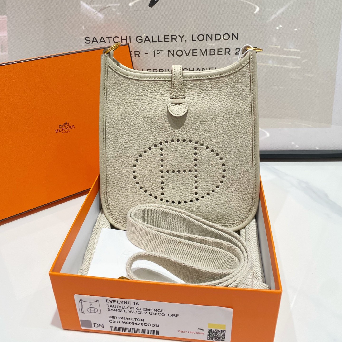 95新 Hermes/爱马仕 爱马仕 伊芙琳mini 14105