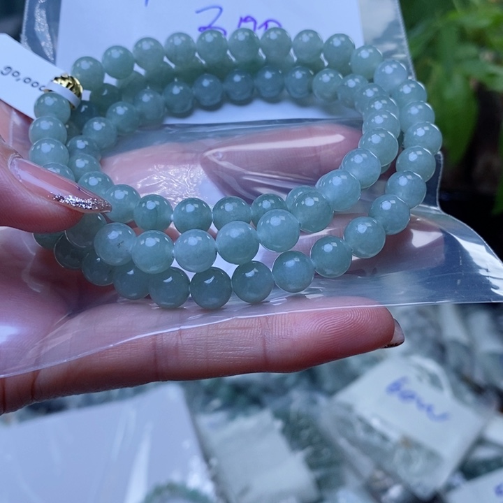 定制翡翠未镶嵌珠串