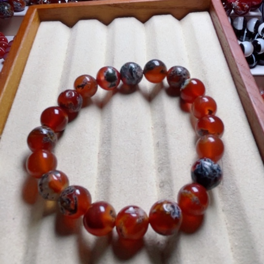 玛瑙/玉髓手链未镶嵌山*