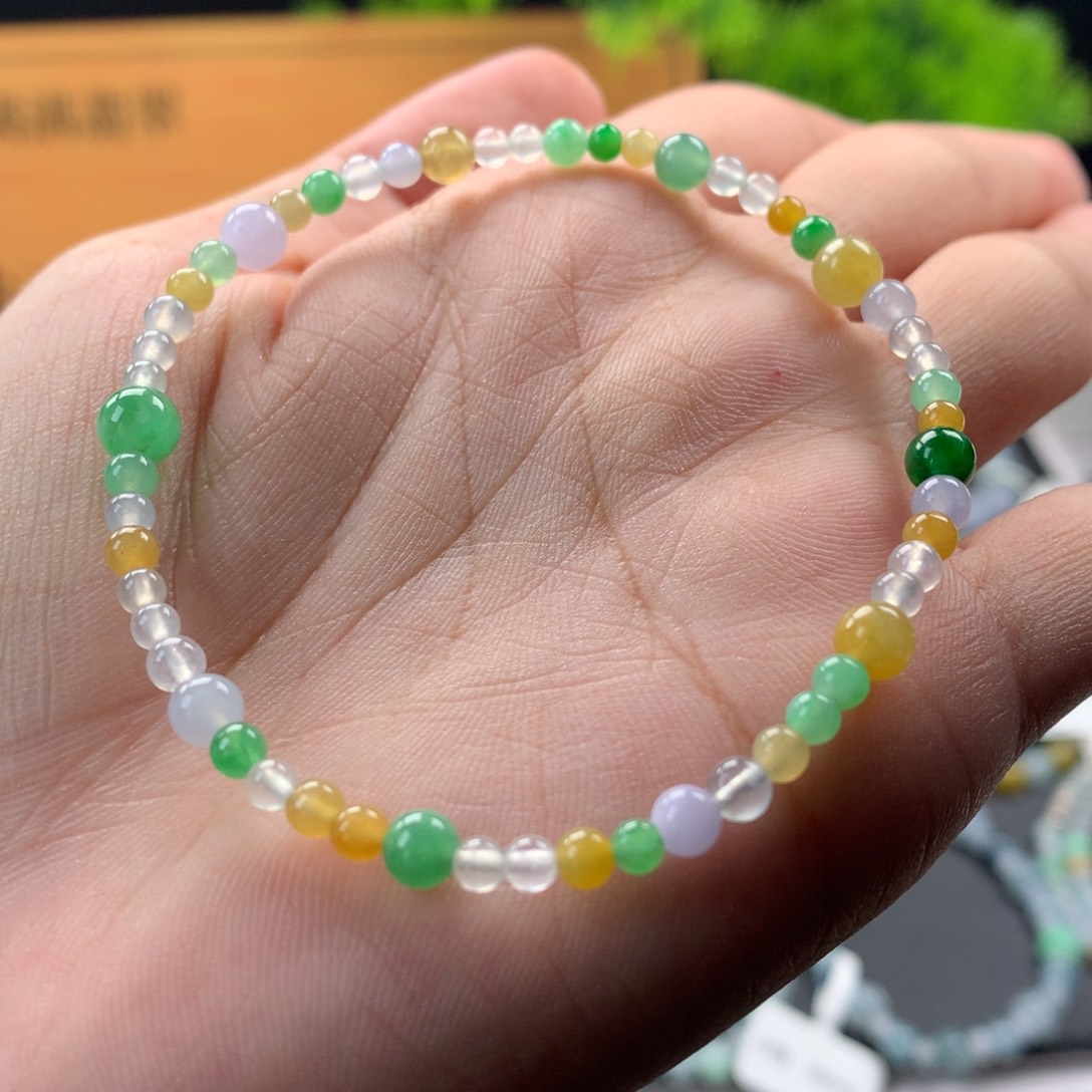 翡翠未镶嵌手链卡3～5.5
