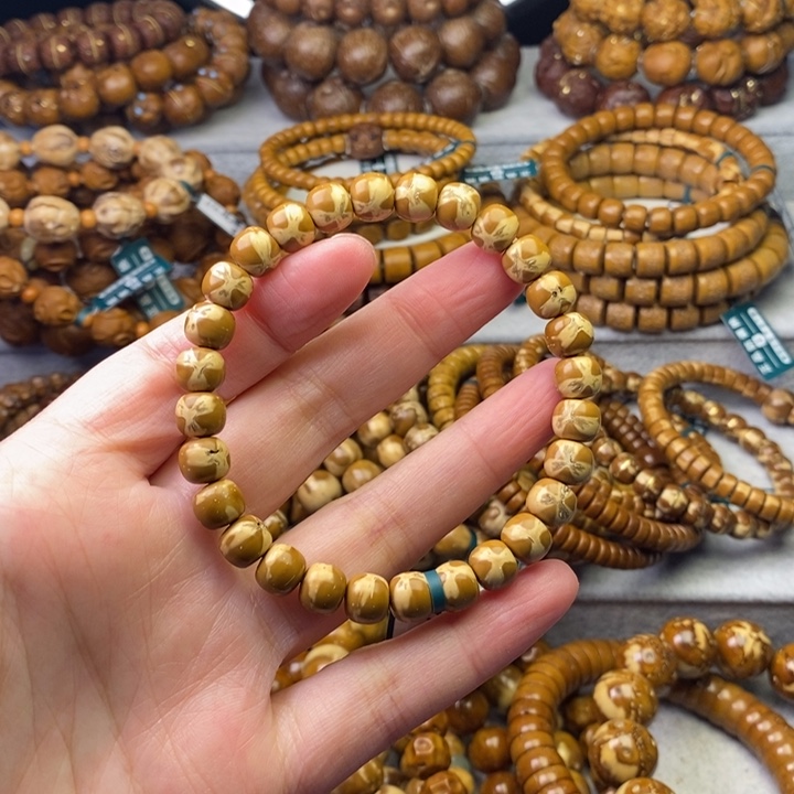 紫金鼠手串实心奔驰花老型卡8