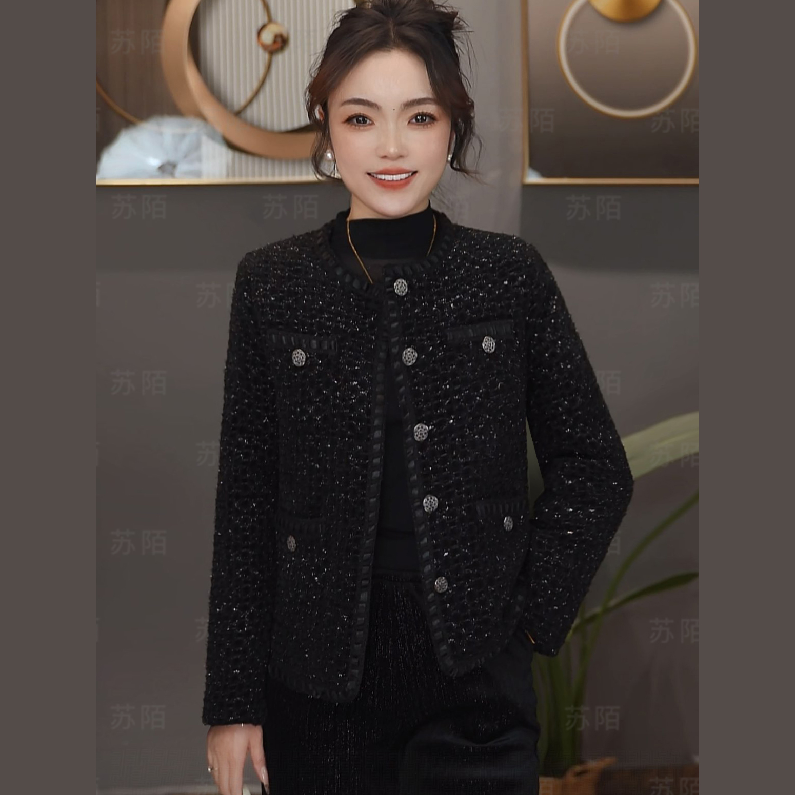 外套小香风气质短款