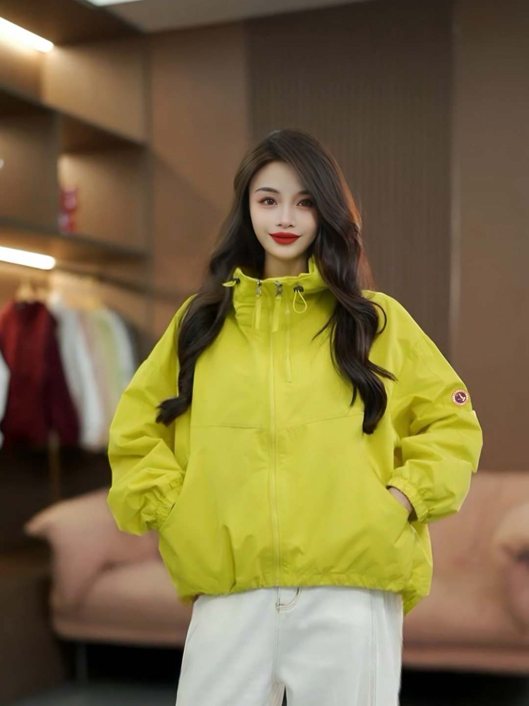 2025年春秋款双拉链韩版休闲五防外套804 