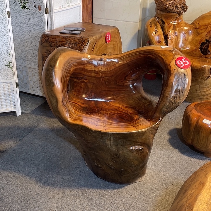 碧***宝香樟木靠背椅主人椅