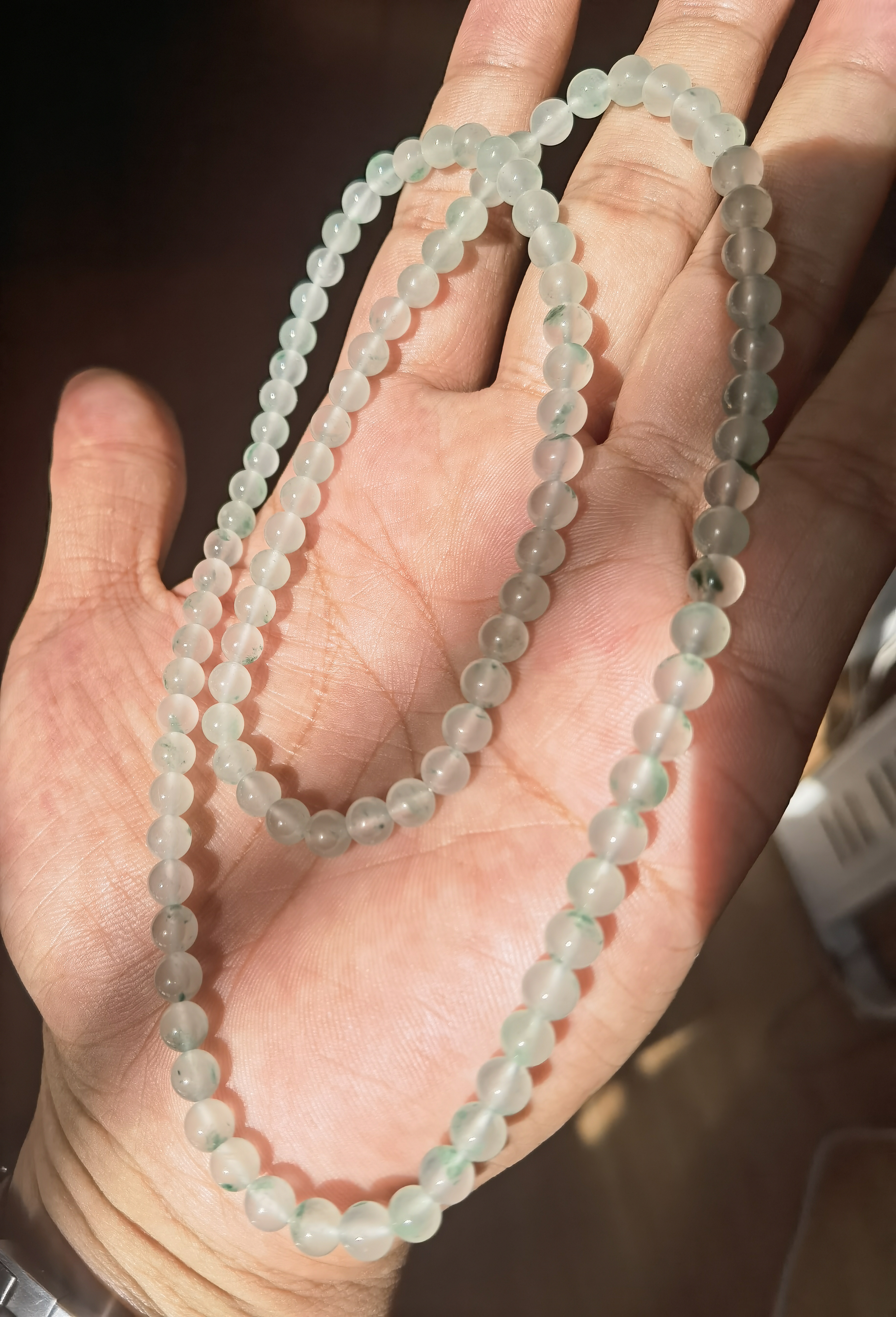 天然玉石非洲项链卡6mm，108颗（多样性发货其一）