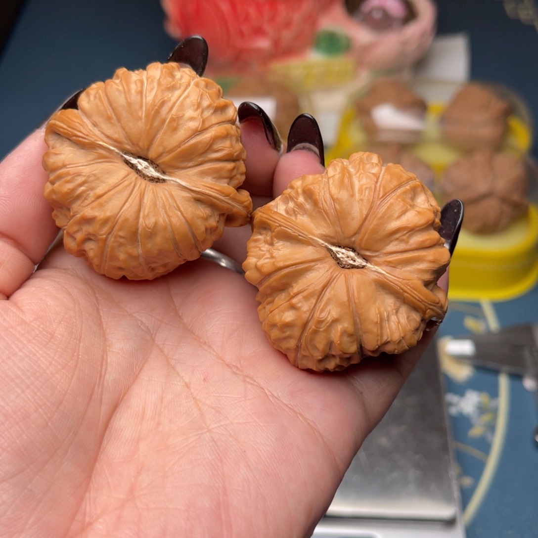 文玩核桃把件用****7南瓜墩47