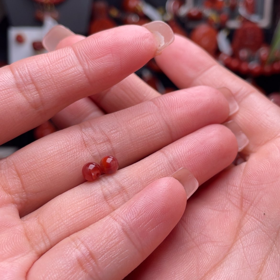 【闪购商品】南红玛瑙圆珠未镶嵌H*