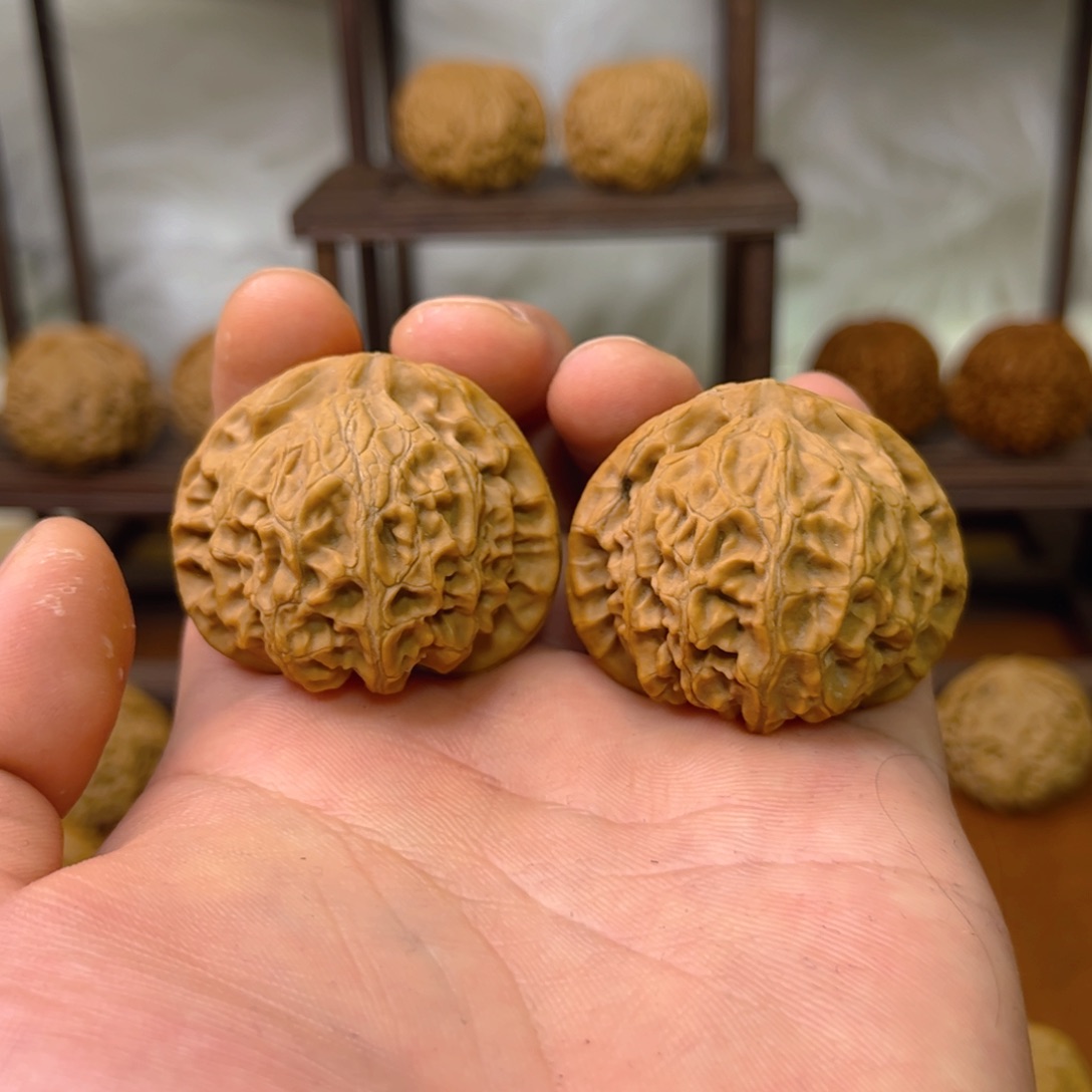 文玩核桃吊坠全品原桩41➕宫灯狮子头