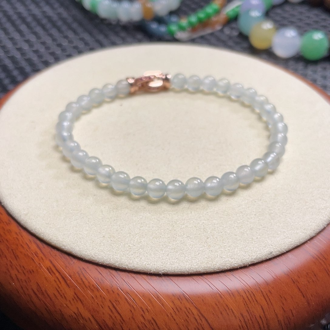 翡翠手链未镶嵌卡4.9cm