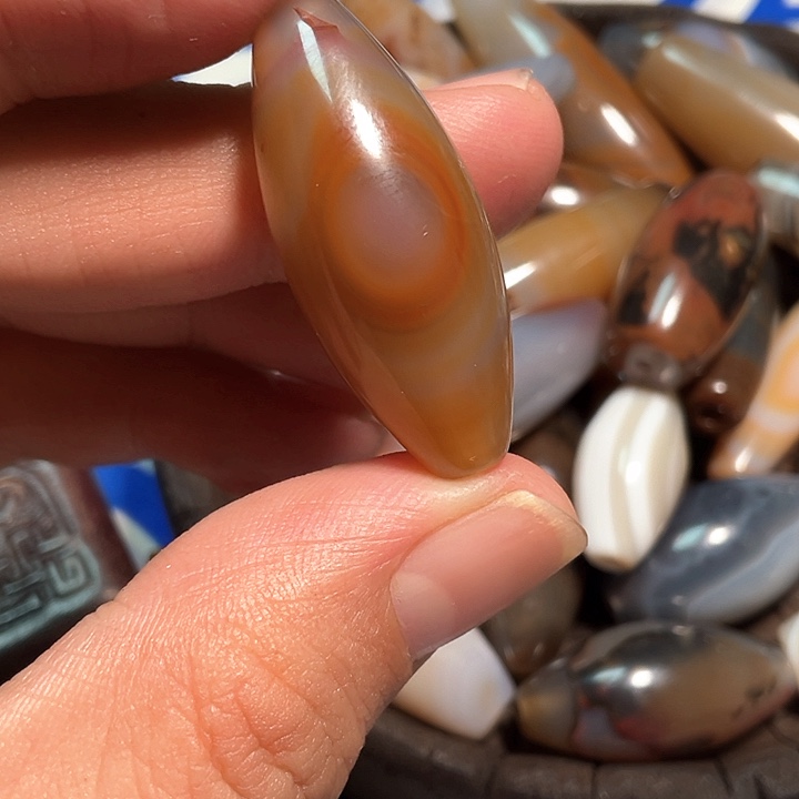 玛瑙/玉髓未镶嵌吊坠(不含链)