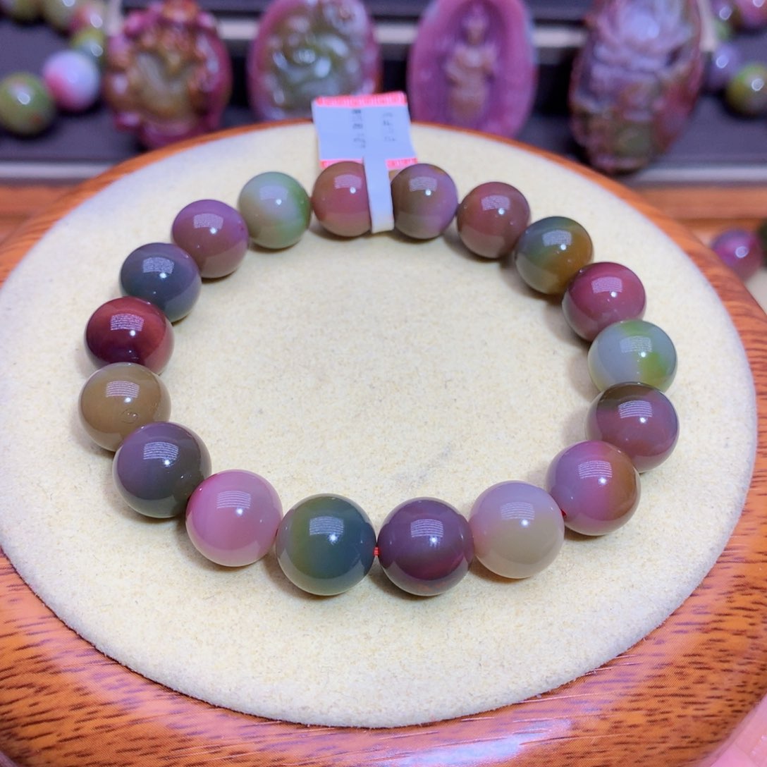 玛瑙手链未镶嵌盐源