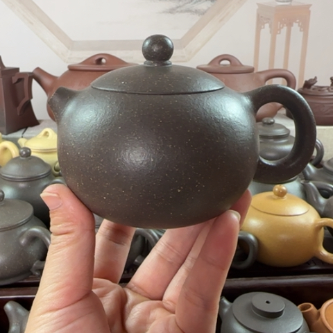 茶壶紫砂梨皮天青200cc