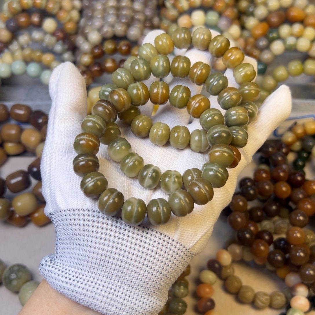 手串菩提根/象牙果花皮蛋堡卡12.5随机