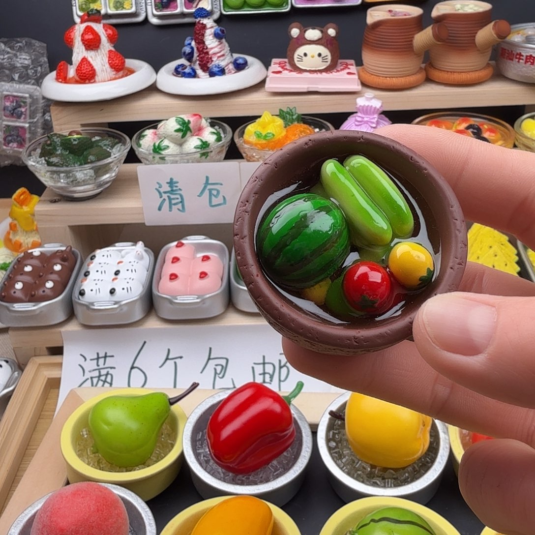 合成树脂食玩冰箱贴 凭开箱视频售后