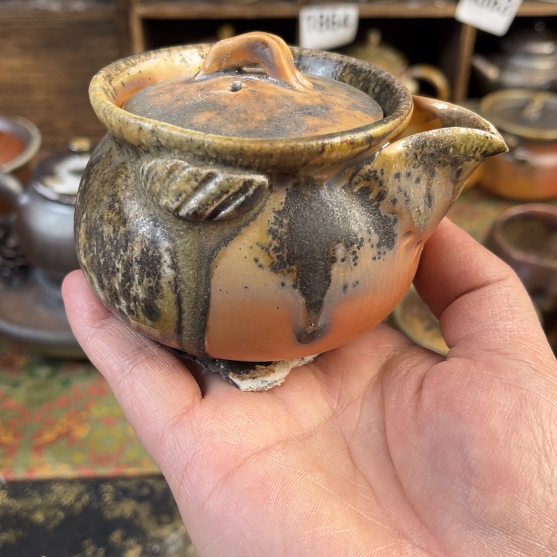 杯无*柴烧茶器主人宝瓶