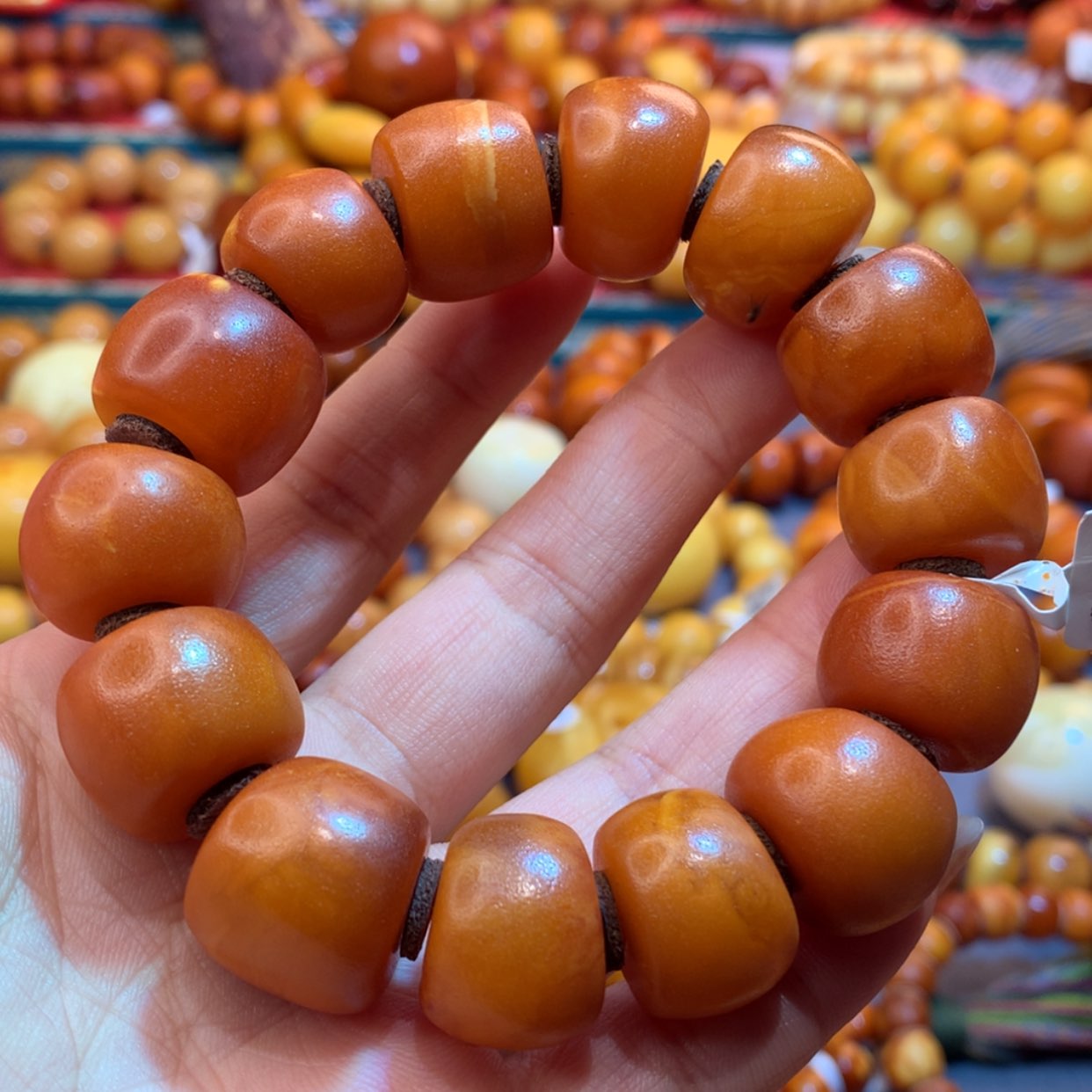 【闪购商品】蜜蜡手串未镶嵌蜜蜡手串