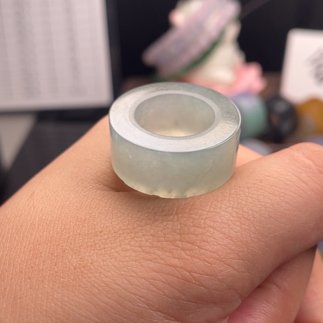 定制翡翠未镶嵌  纯洁晴冰