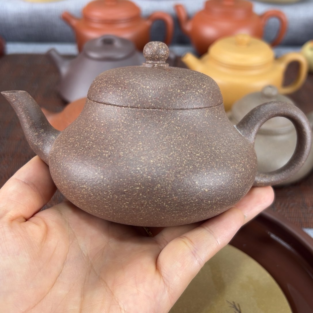 茶壶紫砂高温红降破