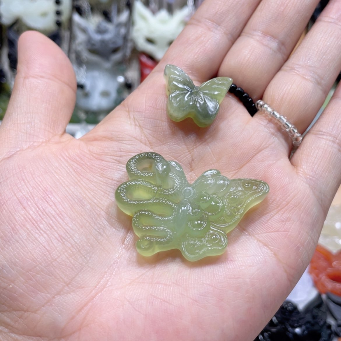 【闪购商品】岫玉未镶嵌颈饰2****了75吊坠