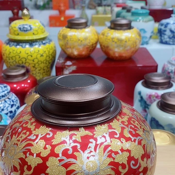 摆件陶瓷储存罐茶叶罐