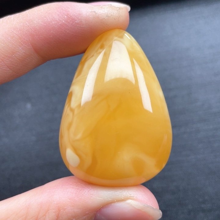 蜜蜡裸石未镶嵌蜜蜡吊坠