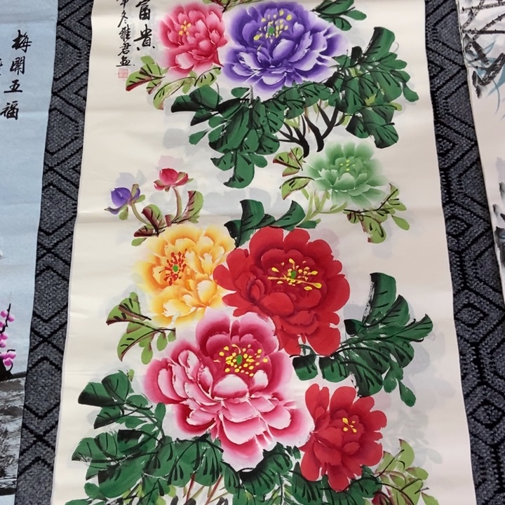 枕书斋画廊的直播间