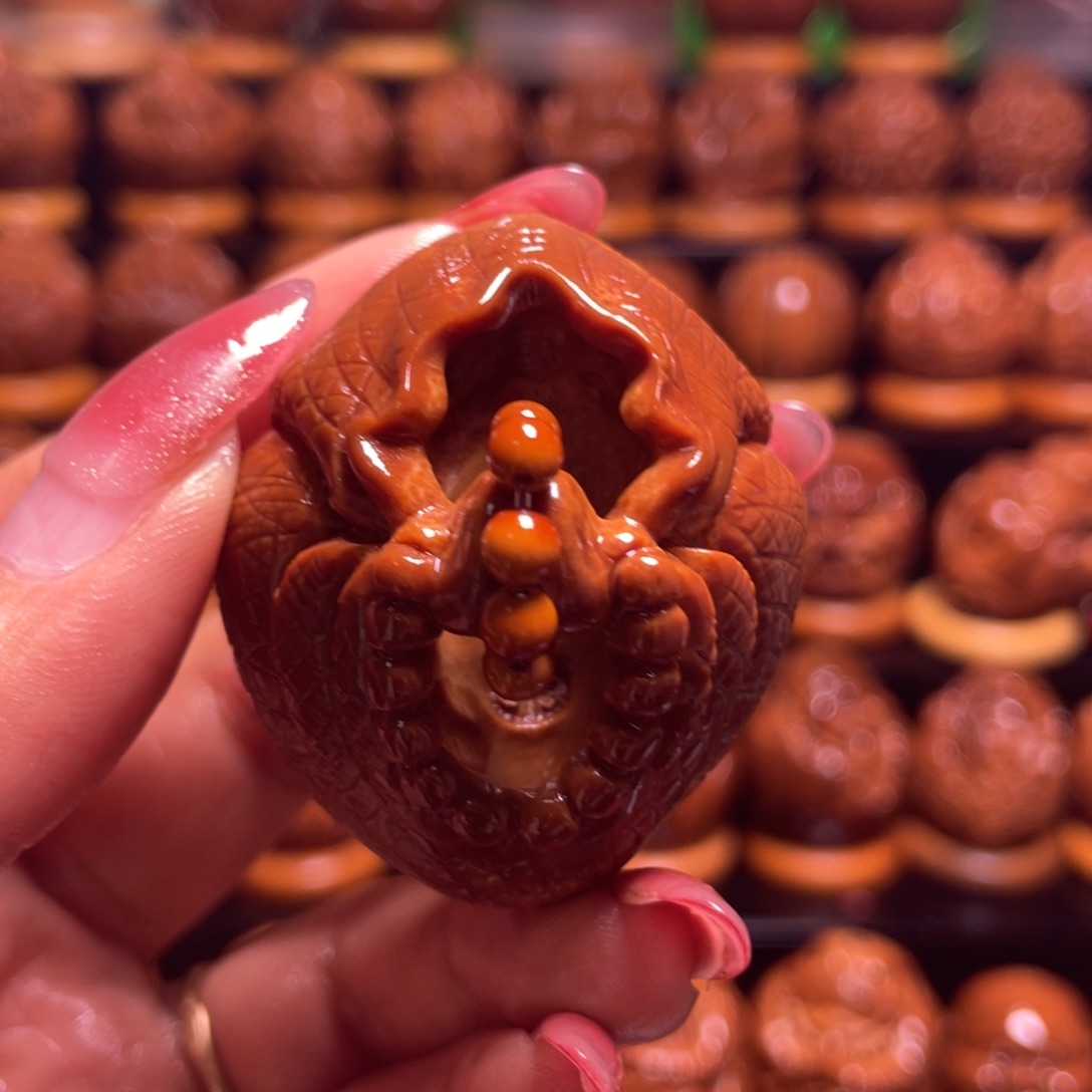 花***卷橄榄核手串/手链无相佛