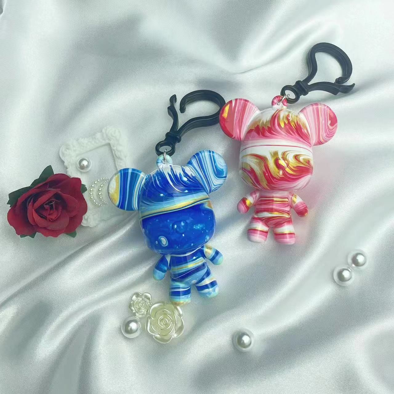升级加厚纯手工diy钥匙扣网红生日礼物