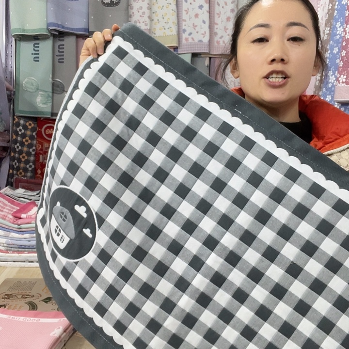 棉特价黑色小房子纯棉