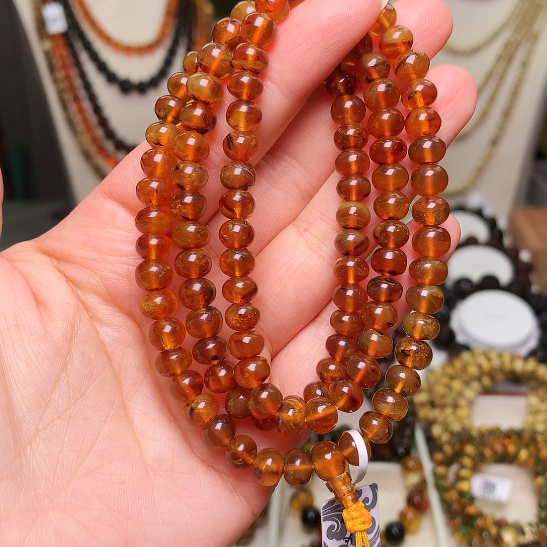 琥珀未镶嵌裸石7/血蜜108-846