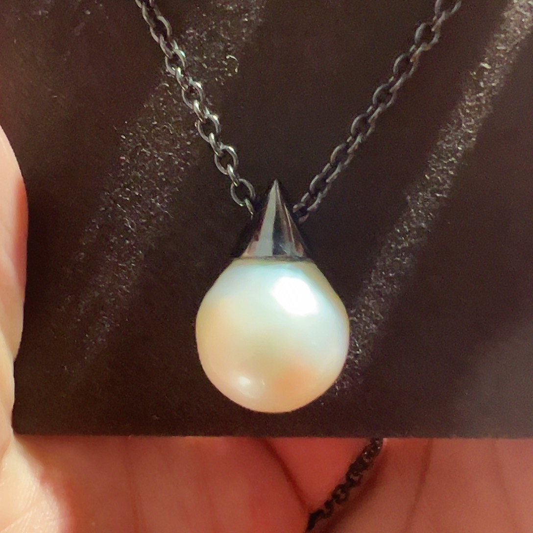 海水珍珠吊坠(赠链)银S925镶嵌