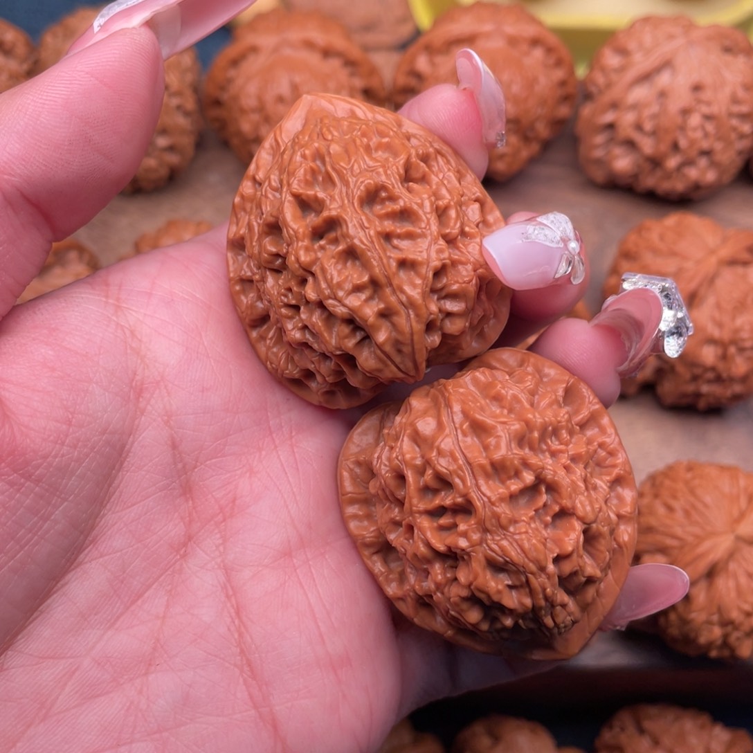 把件文玩核桃水龙纹狮子头38